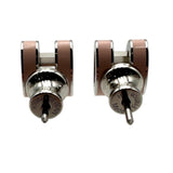 エルメス HERMES ポップH ミニピアス ピンク シルバー金具 エナメル/メタル アクセサリー
