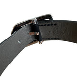 エルメス HERMES パドック ブレスレット T4 A刻 ブラック/エタン シルバー金具 シャモニー レディース ブレスレット