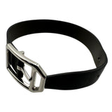 エルメス HERMES パドック ブレスレット T4 A刻 ブラック/エタン シルバー金具 シャモニー レディース ブレスレット