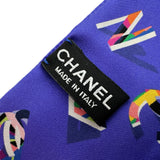 シャネル CHANEL ヘアバンド AA7889 ブルー シルク レディース その他小物