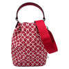 マイケルコース KORS MICHAEL KORS KHAI バケット バッグ スモール 35T5S5FM5C2699 ピンク リサイクルポリエステル レディース ハンドバッグ