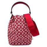マイケルコース KORS MICHAEL KORS KHAI バケット バッグ スモール 35T5S5FM5C2699 ピンク リサイクルポリエステル レディース ハンドバッグ