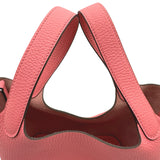 エルメス HERMES ピコタンロックPM W刻印 ローズアザレ シルバー金具 トリヨンクレマンス レディース ハンドバッグ