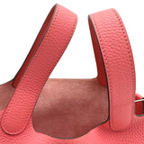 エルメス HERMES ピコタンロックPM W刻印 ローズアザレ シルバー金具 トリヨンクレマンス レディース ハンドバッグ