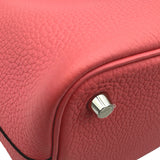 エルメス HERMES ピコタンロックPM W刻印 ローズアザレ シルバー金具 トリヨンクレマンス レディース ハンドバッグ