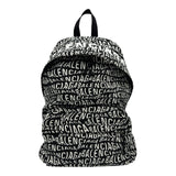 バレンシアガ BALENCIAGA ウィール バックパック 507460 ブラック/ホワイト キャンバス メンズ リュック・デイパック