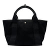 バレンシアガ BALENCIAGA ビアリッツトートバッグ 834501 ブラック キャンバス/レザー レディース トートバッグ