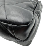 シャネル CHANEL CHANEL19バッグ AS1160 30番台 ブラック シルバー/ゴールド金具 シャイニーラムスキン レディース ショルダーバッグ