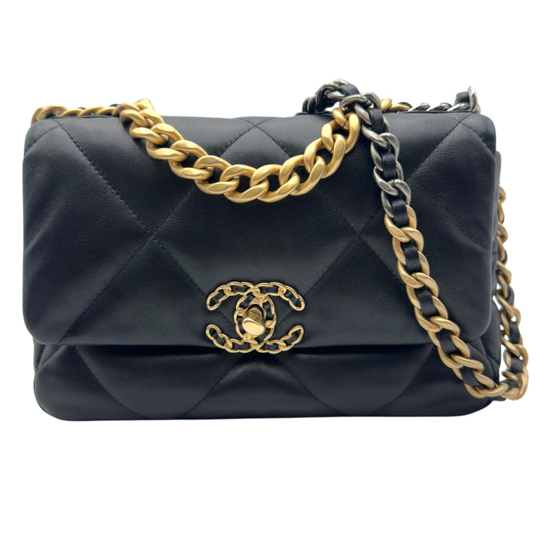 シャネル CHANEL CHANEL19バッグ AS1160 30番台 ブラック シルバー