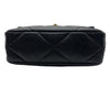 シャネル CHANEL CHANEL19バッグ AS1160 30番台 ブラック シルバー/ゴールド金具 シャイニーラムスキン レディース ショルダーバッグ