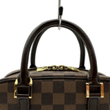 ルイ・ヴィトン LOUIS VUITTON サリア・ミニ N51286 ブラウン ダミエ/レザー レディース ハンドバッグ