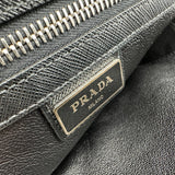プラダ PRADA サフィアーノトラベル セカンドバッグ VR0052 ブラック サフィアーノレザー メンズ セカンドバッグ