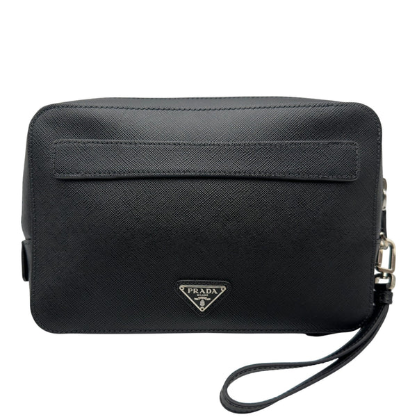 プラダ PRADA サフィアーノトラベル セカンドバッグ VR0052 ブラック
