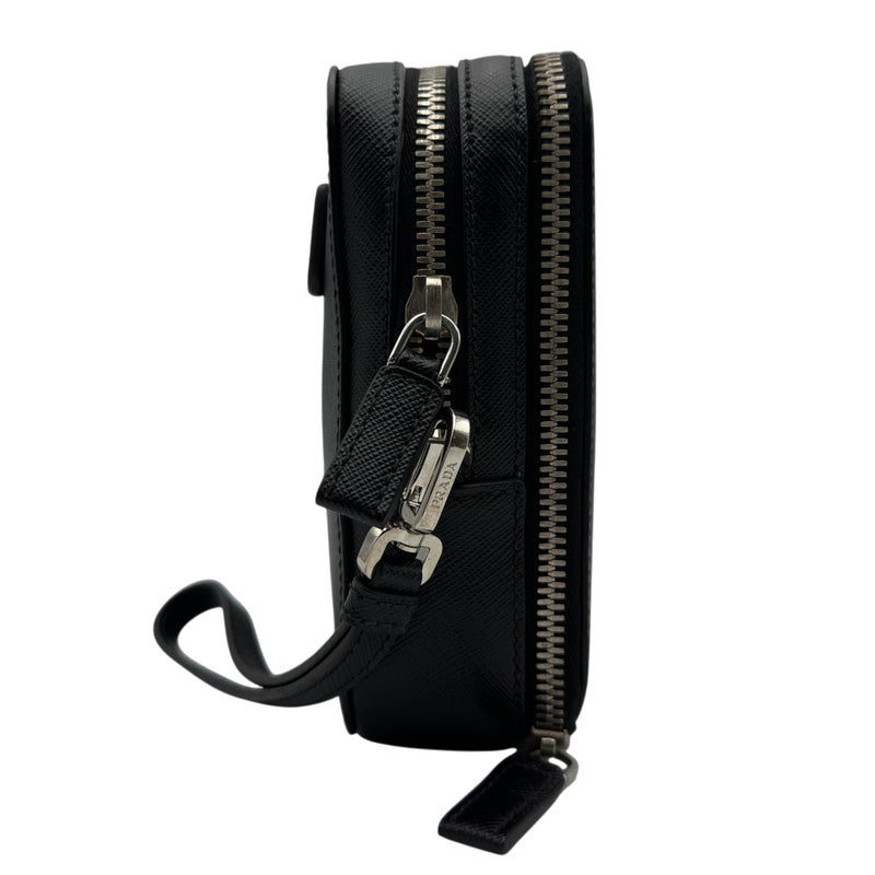 プラダ PRADA サフィアーノトラベル セカンドバッグ VR0052 ブラック