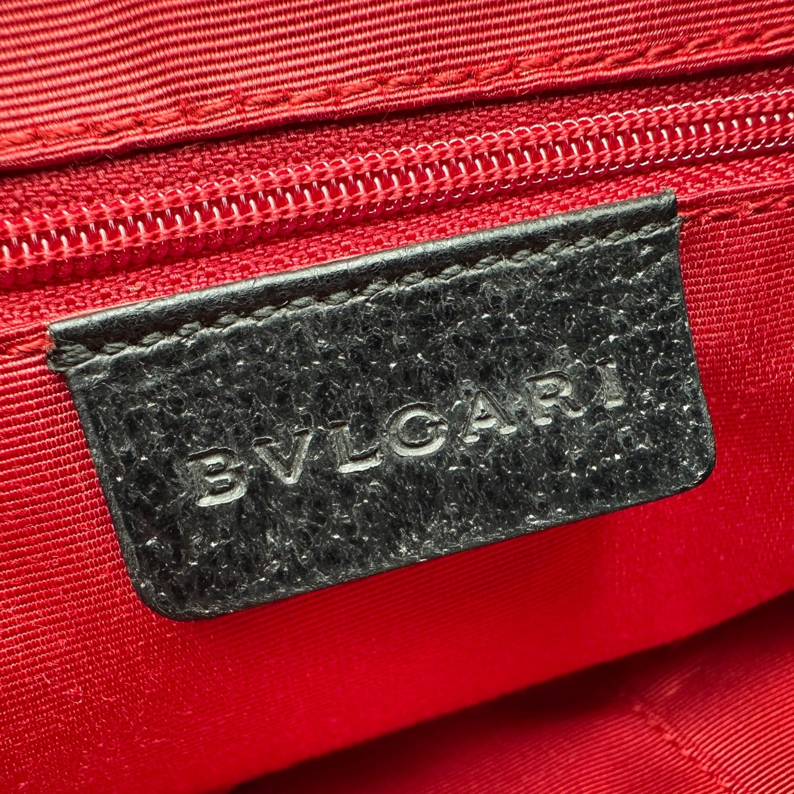 ブルガリ BVLGARI ロゴマニア セミショルダーバッグ ブラック ロゴ