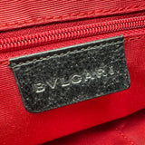 ブルガリ BVLGARI ロゴマニア セミショルダーバッグ ブラック ロゴマニアジャガード/レザー レディース ショルダーバッグ