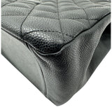 シャネル CHANEL GSTチェーントートバッグ A50995 12番台 ブラック ゴールド金具 キャビアスキン レディース トートバッグ