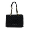 シャネル CHANEL GSTチェーントートバッグ A50995 12番台 ブラック ゴールド金具 キャビアスキン レディース トートバッグ