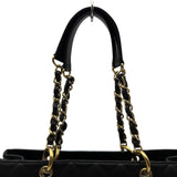 シャネル CHANEL GSTチェーントートバッグ A50995 12番台 ブラック ゴールド金具 キャビアスキン レディース トートバッグ