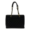 シャネル CHANEL GSTチェーントートバッグ A50995 12番台 ブラック ゴールド金具 キャビアスキン レディース トートバッグ