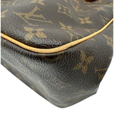 ルイ・ヴィトン LOUIS VUITTON バティニョール M51156 ブラウン モノグラム/レザー レディース ハンドバッグ