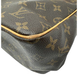 ルイ・ヴィトン LOUIS VUITTON バティニョール M51156 ブラウン モノグラム/レザー レディース ハンドバッグ