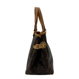 ルイ・ヴィトン LOUIS VUITTON バティニョール M51156 ブラウン モノグラム/レザー レディース ハンドバッグ