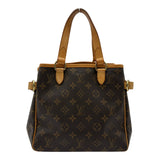 ルイ・ヴィトン LOUIS VUITTON バティニョール M51156 ブラウン モノグラム/レザー レディース ハンドバッグ