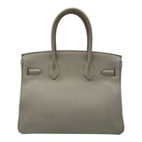 エルメス HERMES バーキン30 Z刻 ベトン シルバー金具 トゴ レディース ハンドバッグ