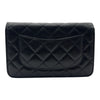 シャネル CHANEL マトラッセ チェーンウォレット AP0250 ブラック シルバー金具 キャビアスキン レディース ショルダーバッグ