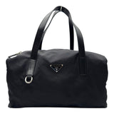 プラダ PRADA ナイロン スモールボストンバッグ ブラック ナイロン/レザー レディース ボストンバッグ