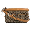 コーチ COACH シグネチャーショルダーバッグ ベージュ シグネチャーキャンバス/レザー ユニセックス ショルダーバッグ