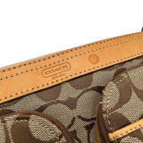 コーチ COACH シグネチャーショルダーバッグ ベージュ シグネチャーキャンバス/レザー ユニセックス ショルダーバッグ
