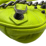 バレンシアガ BALENCIAGA ル・カゴール ミニ 695814 イエロー レザー レディース ショルダーバッグ