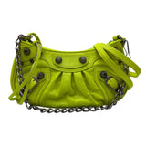 バレンシアガ BALENCIAGA ル・カゴール ミニ 695814 イエロー レザー レディース ショルダーバッグ