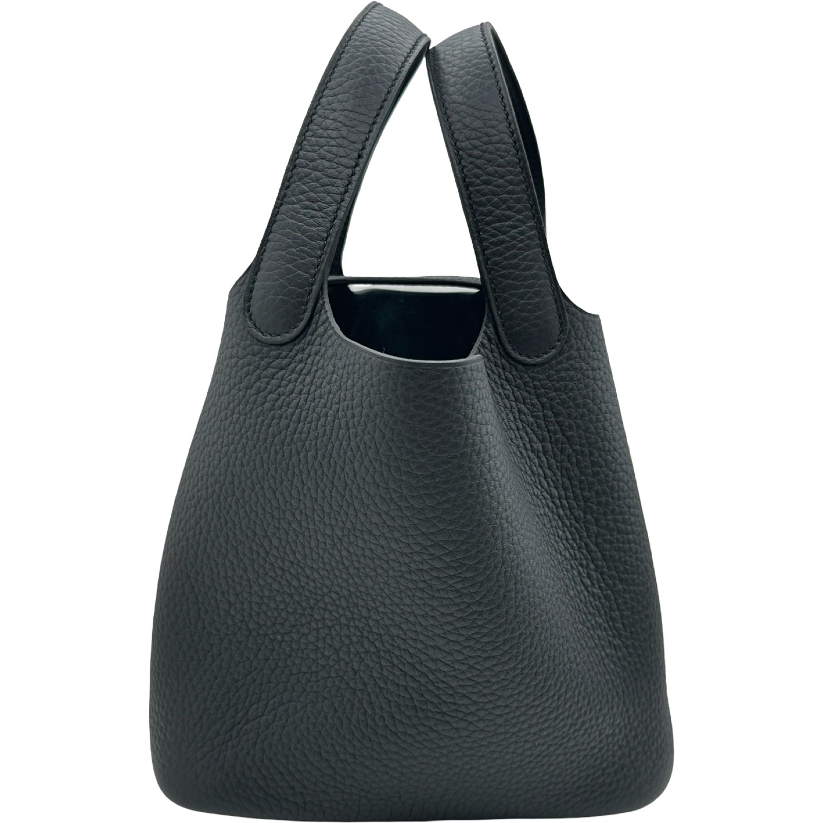 Hermes ピコタンロック ブラック ハンドバッグ エルメス HERMES ピコタンロックPM G刻印 ブラック ゴールド金具
