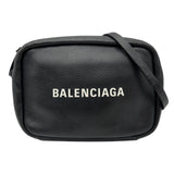 バレンシアガ BALENCIAGA エブリデイ カメラバッグ 489812 ブラック レザー レディース ショルダーバッグ