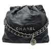 シャネル CHANEL CHANEL22 スモールバッグ AS3260 ブラック シルバー金具 シャイニーカーフ レディース ショルダーバッグ