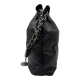 シャネル CHANEL CHANEL22 スモールバッグ AS3260 ブラック シルバー金具 シャイニーカーフ レディース ショルダーバッグ
