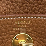 エルメス HERMES リンディミニ K刻印 ゴールド ゴールド金具 トリヨンクレマンス レディース ショルダーバッグ