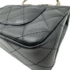 シャネル CHANEL トップハンドル ミニフラップバッグ AS5554 ブラック ゴールド金具 キャビアスキン レディース ハンドバッグ