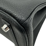エルメス HERMES バーキン25 G刻印 ブラック シルバー金具 トゴ レディース ハンドバッグ