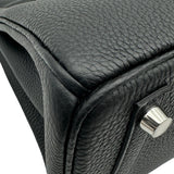 エルメス HERMES バーキン25 G刻印 ブラック シルバー金具 トゴ レディース ハンドバッグ