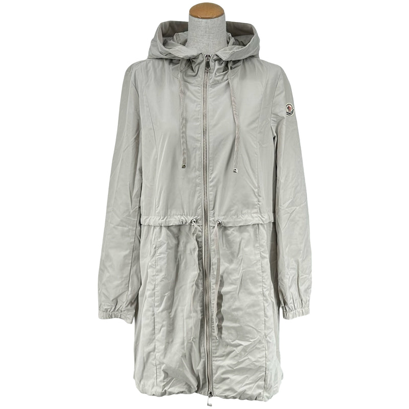 モンクレール グレー フリル付きパーカー コットン100% モンクレール MONCLER TOPAZ マウンテンパーカー グレー ポリエステル