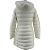 モンクレール MONCLER HIRMA ダウンジャケット ホワイト ナイロン レディース ダウンジャケット
