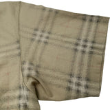 バーバリーロンドン BURBERRY LONDON グラデーションチェック半袖Tシャツ 8119022 ベージュ コットン メンズ 半袖Ｔシャツ