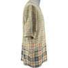 バーバリーロンドン BURBERRY LONDON グラデーションチェック半袖Tシャツ 8119022 ベージュ コットン メンズ 半袖Ｔシャツ