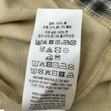 バーバリーロンドン BURBERRY LONDON グラデーションチェック半袖Tシャツ 8119022 ベージュ コットン メンズ 半袖Ｔシャツ