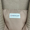モンクレール MONCLER ダウン切替ニットジャケット キャメル ポリエステル レディース ダウンジャケット