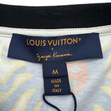 ルイ・ヴィトン LOUIS VUITTON ×草間彌生 フェイスプリント 半袖Tシャツ FOTS16 ホワイト コットン レディース 半袖Ｔシャツ
